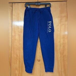 Boys Joggers Polo Ralph Lauren M 10-12 Royal Blue